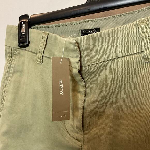 J. Crew Green 5" stretch chino short NWT - Picture 3 of 5